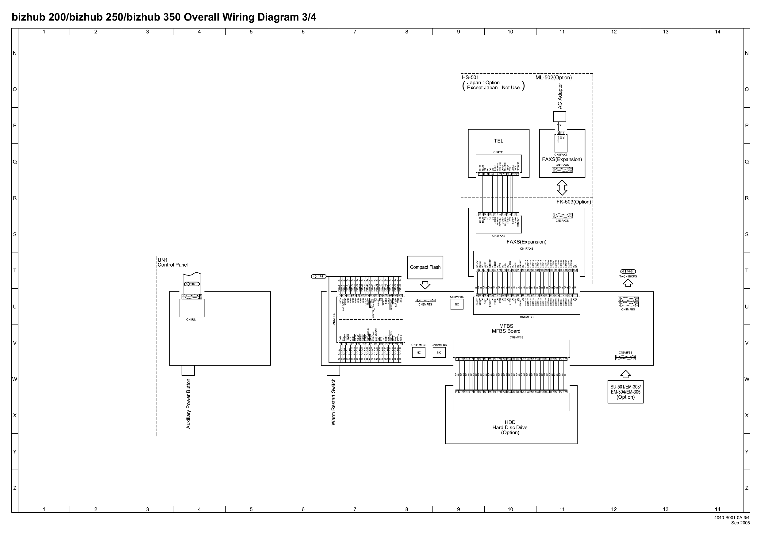 Konica-Minolta bizhub 200 250 350 Circuit Diagram-3